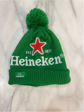 Heineken Green Hat Beer Fest Pom Pom Poof